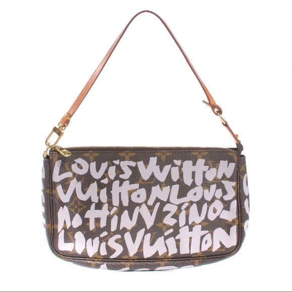 Louis Vuitton Handbags - Louis Vuitton Graffiti Pochette Silver
